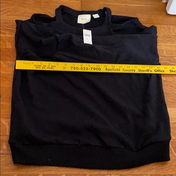 NWT Anthropologie Maeve Cold Shoulder Top Small - Picture 6 of 8